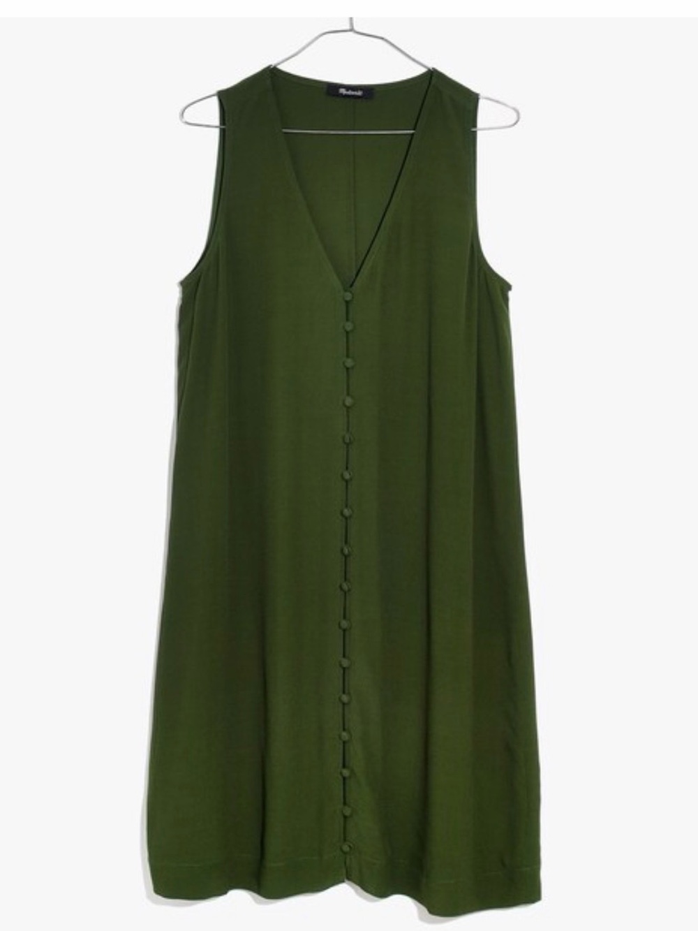 Madewell Heather Button-Front Dress